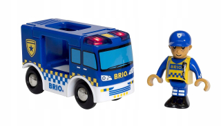 Dráha pre deti, stavebnica - Auto polícia 33825 Brio
