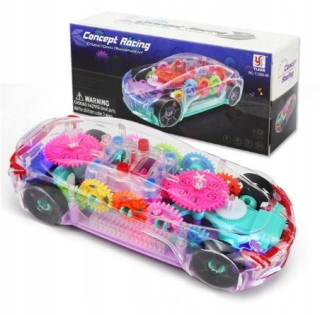 Autíčko pre deti - Auto Luminous transparentné reťazová zvuky