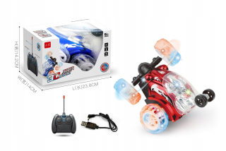 RC auto - Kaskadérske auto na diaľkové ovládanie - červené