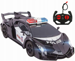 Auto na diaľkové ovládanie - Diaľkovo ovládané RC polícia závodné