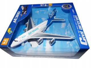 Lietadlo pre deti - Cestujúci Airbus Airbus Modrá 310S