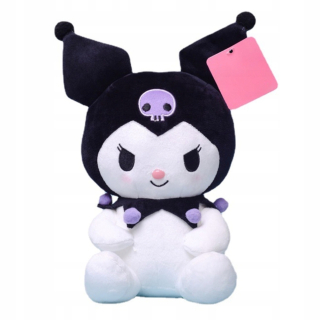 Sanrio plyšová bábika Kuromi plnená hračkou GIOR GIX20CM