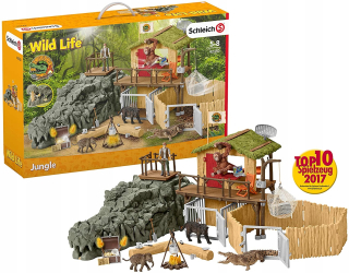 SCHLEICH 42350 Výskumná stanica voľne žijúcich zvierat