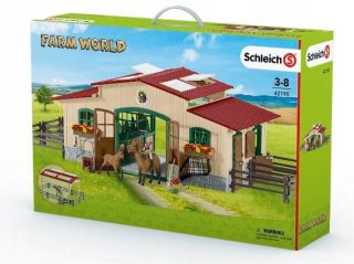 SCHLEICH HORSE 42195 Barn Jazdecký areál