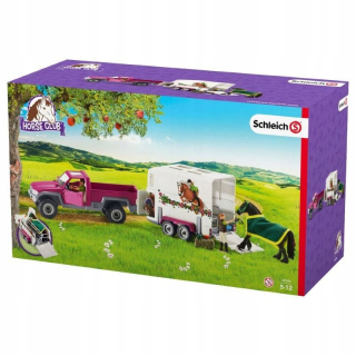 Schleich Pick up s prívesom na kone 42346