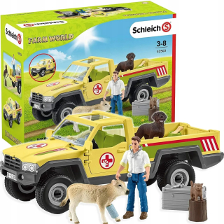Schleich - Farm Vet Car 42503