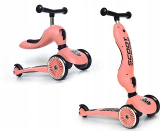 Trojkolesová kolobežka Scoot & Ride 96353 Peach 2v1