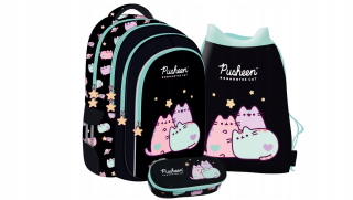 Viackomorový školský batoh Pusheen St. Majewski Multicolored 22 rokov
