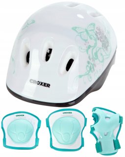 Set chráničov Croxer Neve XS a prilba