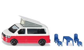 Autíčko pre deti - Siku 1922 VW T6 California s pohyblivou strechou