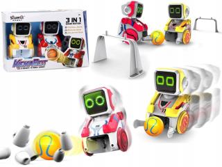 Auto na diaľkové ovládanie - Silverit Kickabot Robotdally riadený s loptou