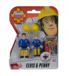Rozprávková postavička - Simba Fireman Sam postavy Elvisa a Penny
