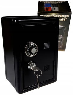 Pokladnička pre deti - Piggy Bank Safe Pobrežná Metal Darčekový BK