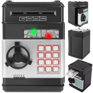 Pokladnička pre deti - Prasiatko - trezor / elektronický bankomat