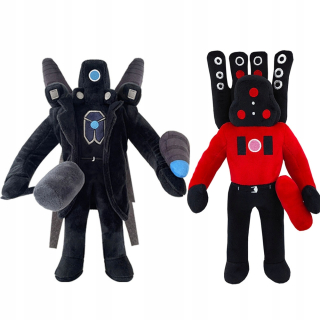Skibidi Titan Titan TV Man Mascotka 30 cm 2 ks