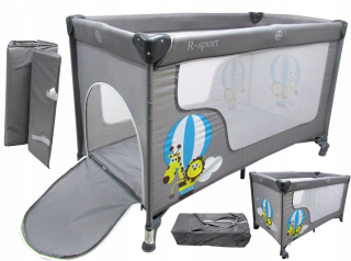 Skladacia cestovná postieľka K1g R-SPORT Playpen