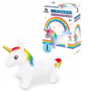 Hopsadlo, skákadlo - Rubber Jumper Unicorn Pump