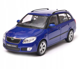 Autíčka zostava - Škoda Fabia Combi II Model Welly v mierke 1:24