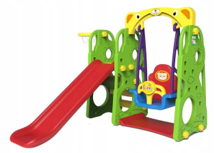 Sunny Garden Sad Slide Swing
