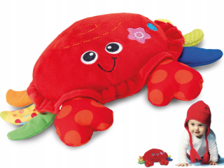Hračky pre rozvoj lezenia - Smily krab tanec vibruje na pasenie krabik