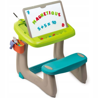 Smoby Písací stôl s obojstrannou tabuľou