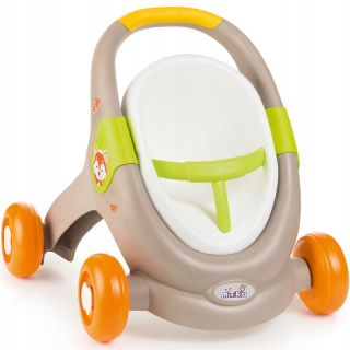 Chodítko pre deti - SMOBY MINIKISS 3IN1 WALKER PACHACZ TROLLEY RIDER