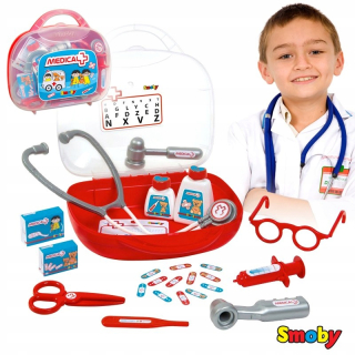 SMOBY Suitcase Doctor Cubek 13 Príslušenstvo