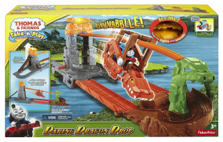 Dráha pre deti, stavebnica - Dragon prechod Tomek a kamaráti Fisher Price