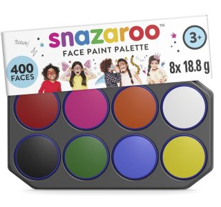 Farby na tvár Snazaroo 8 ks x 18 ml