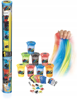 SLIME DIY vibrátorov vibrátorov 8 Tuba Dúha Neon