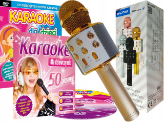 Pevný bezdrôtový mikrofón karaoke krajiny ľadu