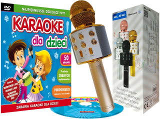Robustný BEZDRÔTOVÝ MIKROFÓN, karaoke pre deti