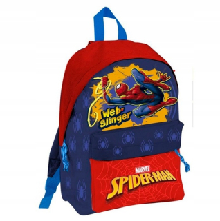 Viackomorový školský batoh Spiderman Euroswan Odtiene červenej, Odtiene modrej
