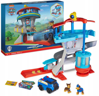Spin Master Paw Patrol Observation base s policajným vozidlom a figúrkami