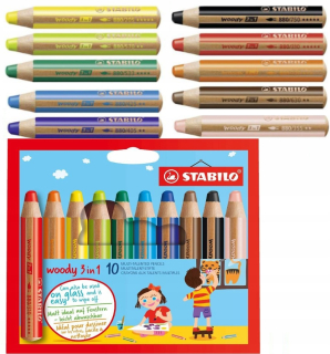 Stabilo ceruzkové pastelky 10 ks.