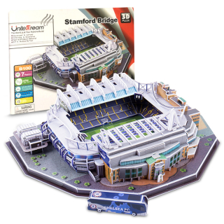 Soccer Stadium Stamford Bridge Puzzle 3D