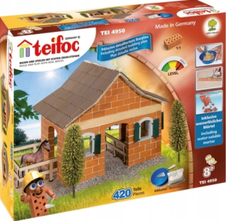 Stodola veľké 430 prvky Teifoc 4950 tehly