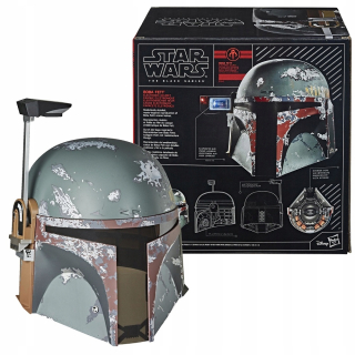 Replika prilby Boba Fett zo série Star Wars Čierna