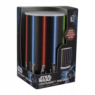 Nočná lampa do detskej izby - STAR WARS Night svietidlo so svetelnými mečmi