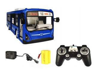 Auto na diaľkové ovládanie - Diaľkový autobus riadený s novým otvorili dvere