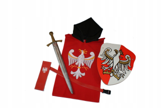 Šaty Knight Sword Szczerbiec Shield vagína