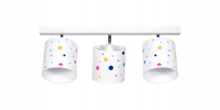 Solárne stropné svietidlo E27, viacfarebné