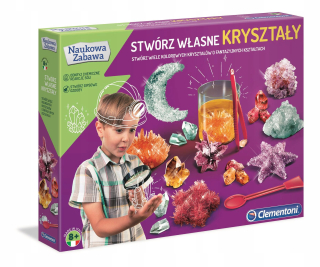 Vytvorte si vlastné kryštály Vedecká zábava