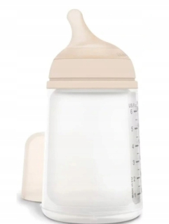 Suavinex fľaša na kŕmenie 180 ml priehľadná