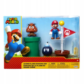Zberateľská figúrka - Super Mario - Acorn Plains - tunel a figúrky z hry