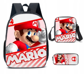 Super Mario Bros BATOH DO ŠKOLSKEJ SÚPRAVY TAŠKA A4 PUZDRO NA PERCIER