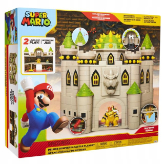 Herná figúrka - Super Mario Big Bowser Castle s bowserom