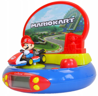Hodiny do detskej izby - Super Mario Card Budík Hodiny pre deti