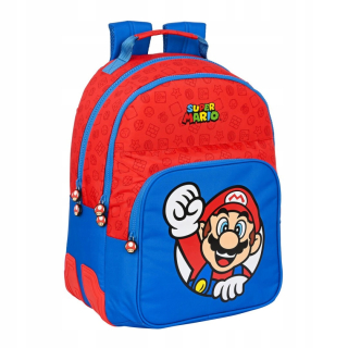 Školský batoh Super Mario Červenomodrý (32