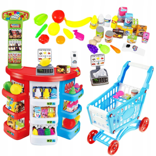 Detská pokladňa - obchod - Supermarket Obchod s pokladne nakupovanie